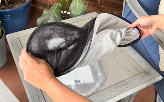 Twist & Fold Mosquito Net Hat - Mozzie Style