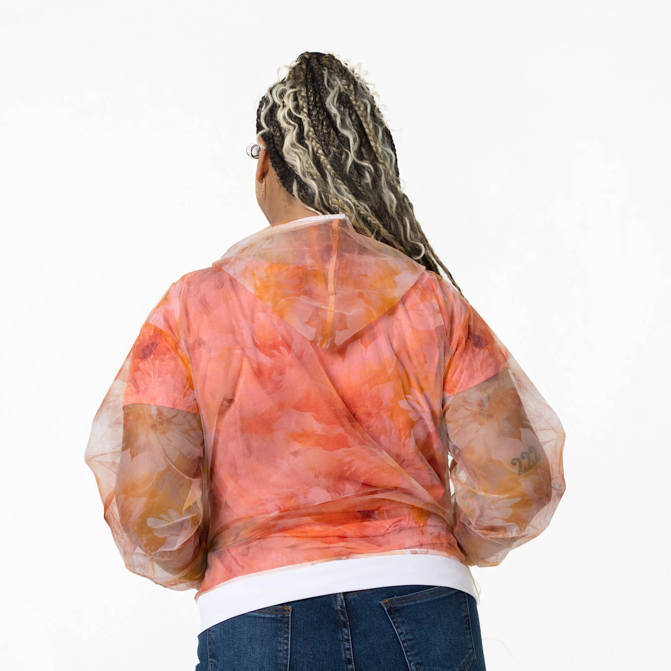 Limited Edition: Floral Peach Jacket - Mozzie Style
