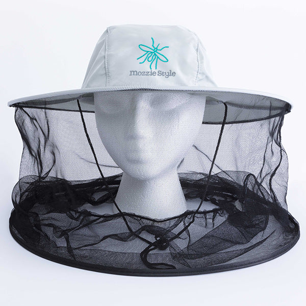 Women Foldable Anti Mosquito Fishing Hat Head Mesh Net Sun
