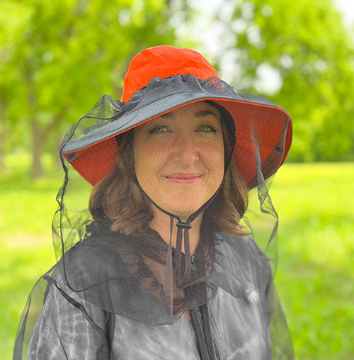 Ponytail Mosquito Net Hat - Mozzie Style