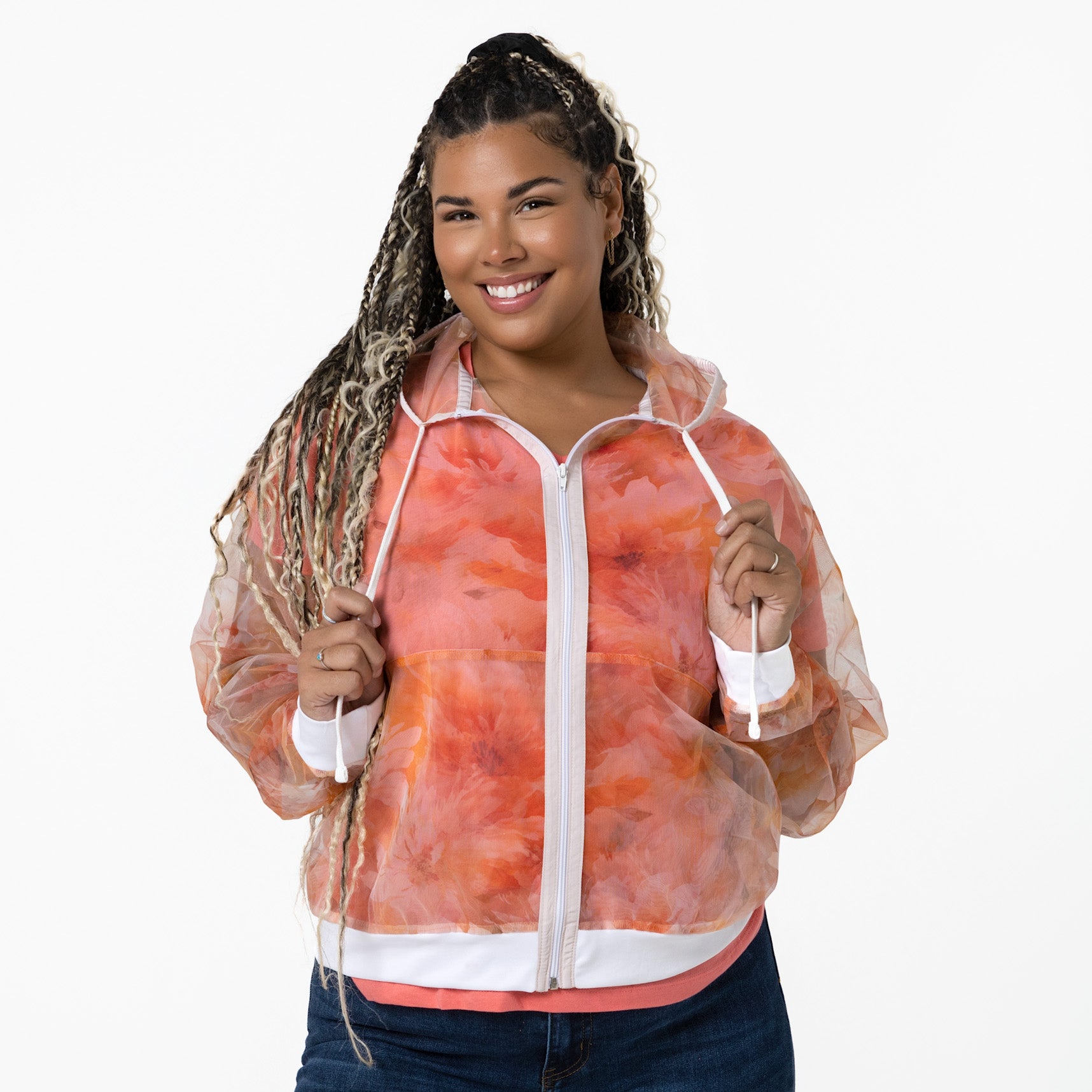 Limited Edition: Floral Peach Jacket - Mozzie Style