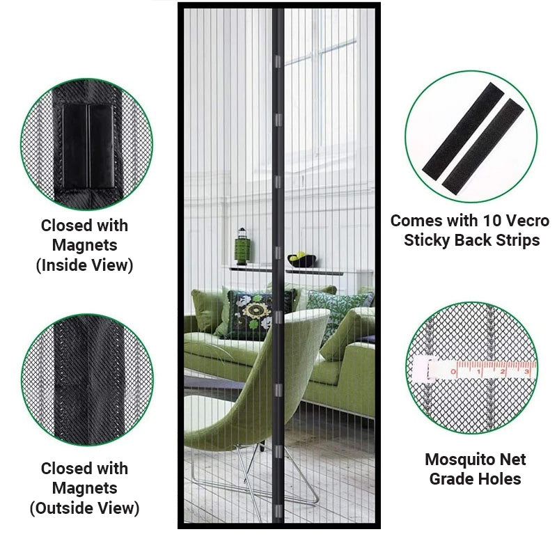 Mosquito Net Screen Door - Mozzie Style