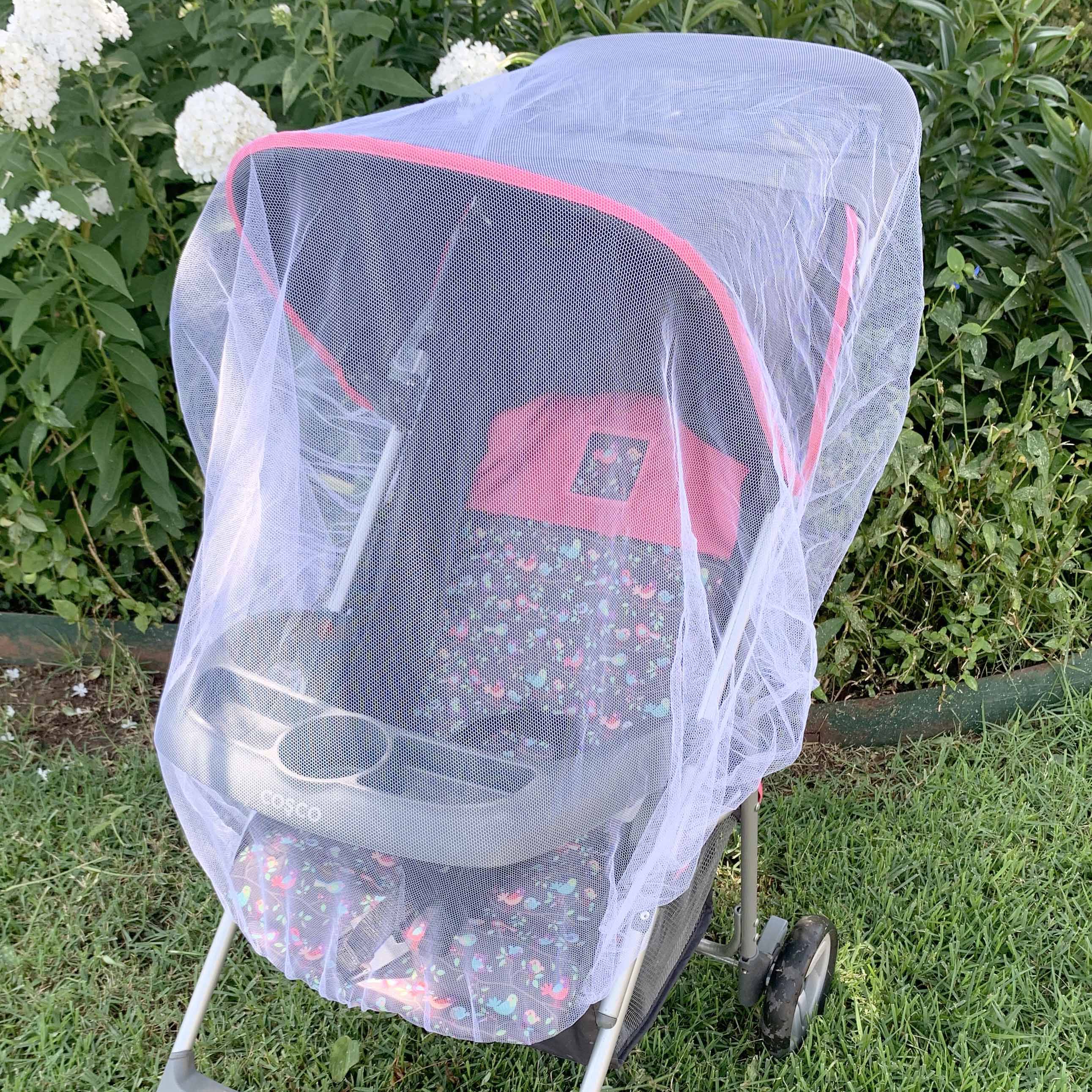 plastic cover for baby stroller Mosquito Net Stroller Cover